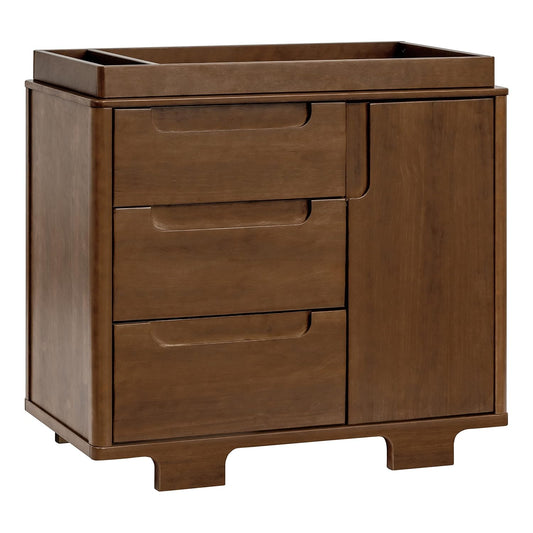 Babyletto Yuzu 3-Drawer Dresser in Natural Walnut, Greenguard Gold Certified