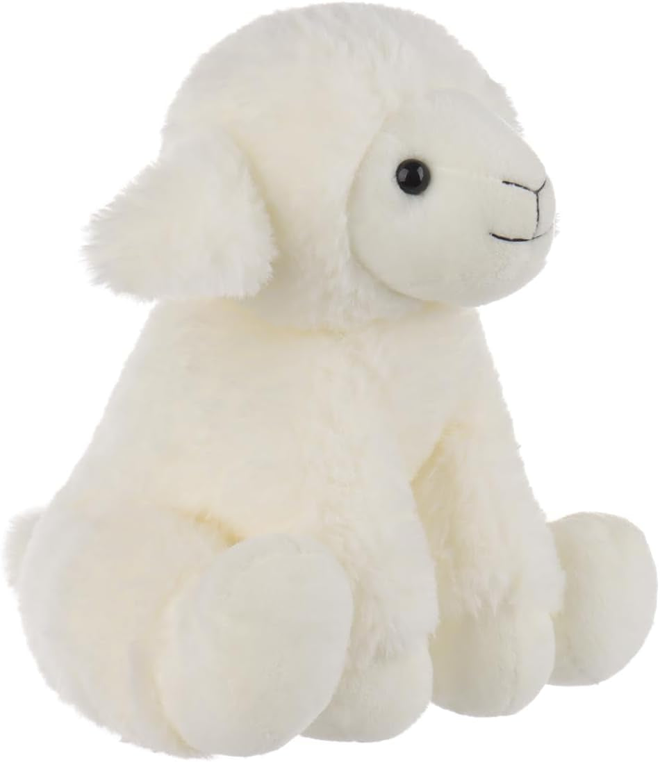 Apricot Lamb Toys Plush Cream Lamb Sheep Stuffed Animal with Fluffy Soft Ears (Cream Lamb, 8 Inches)