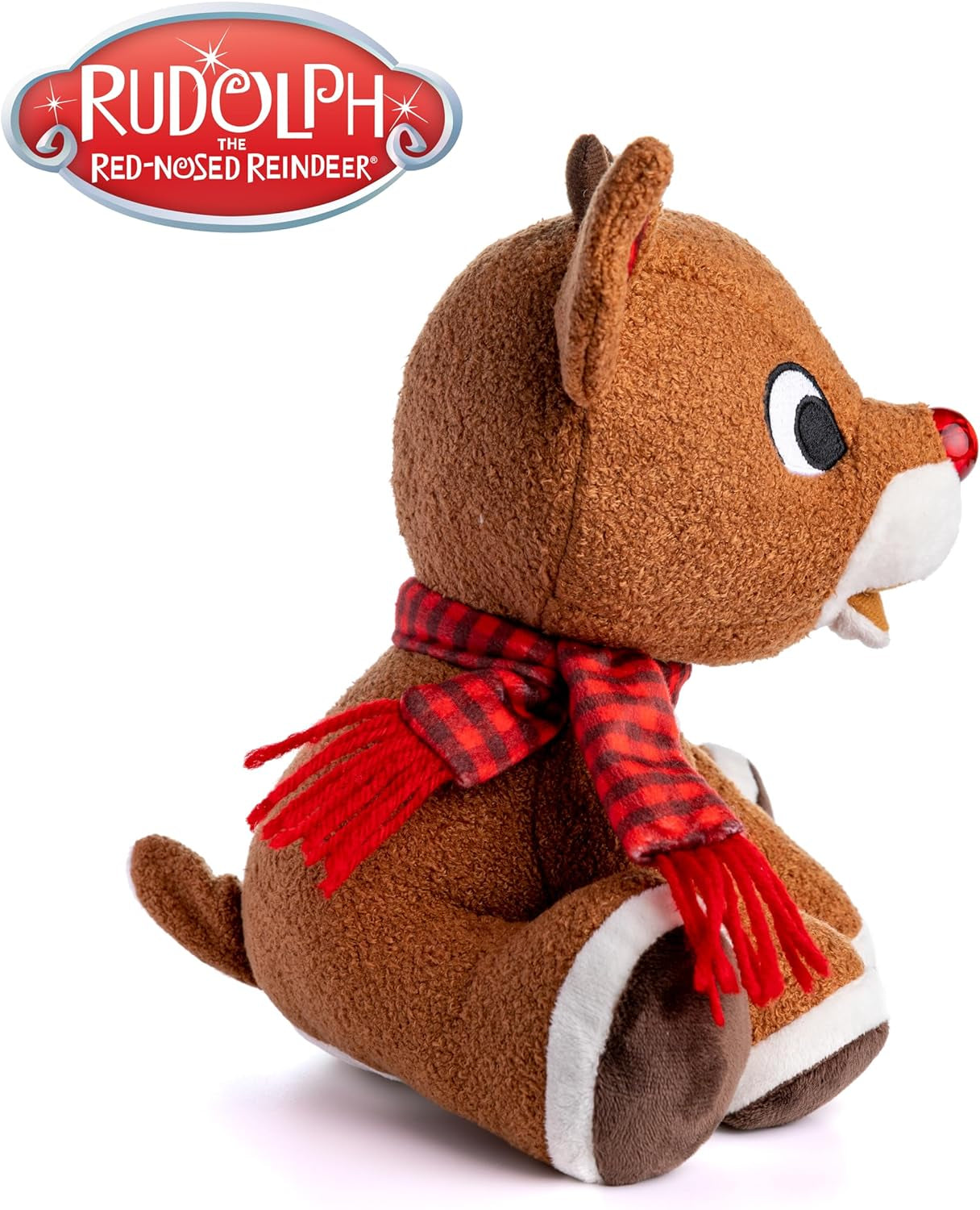 Rudolph the Red - Nosed Reindeer - Stuffed Animal Plush Toy with Music & Lights