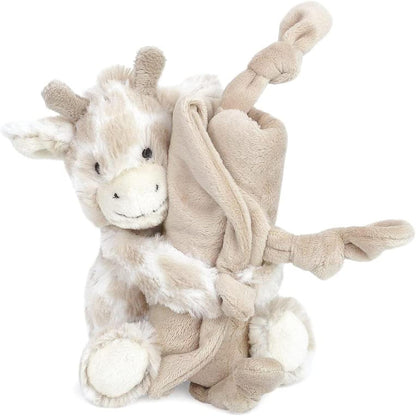 MON AMI Gentry the Giraffe Plush Lovey for Babies – 13.5” | Knotted Security Blanket for Newborns