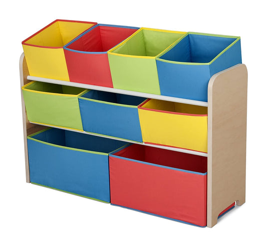 Delta Multi-Color Deluxe Toy Organizer with Storage Bins