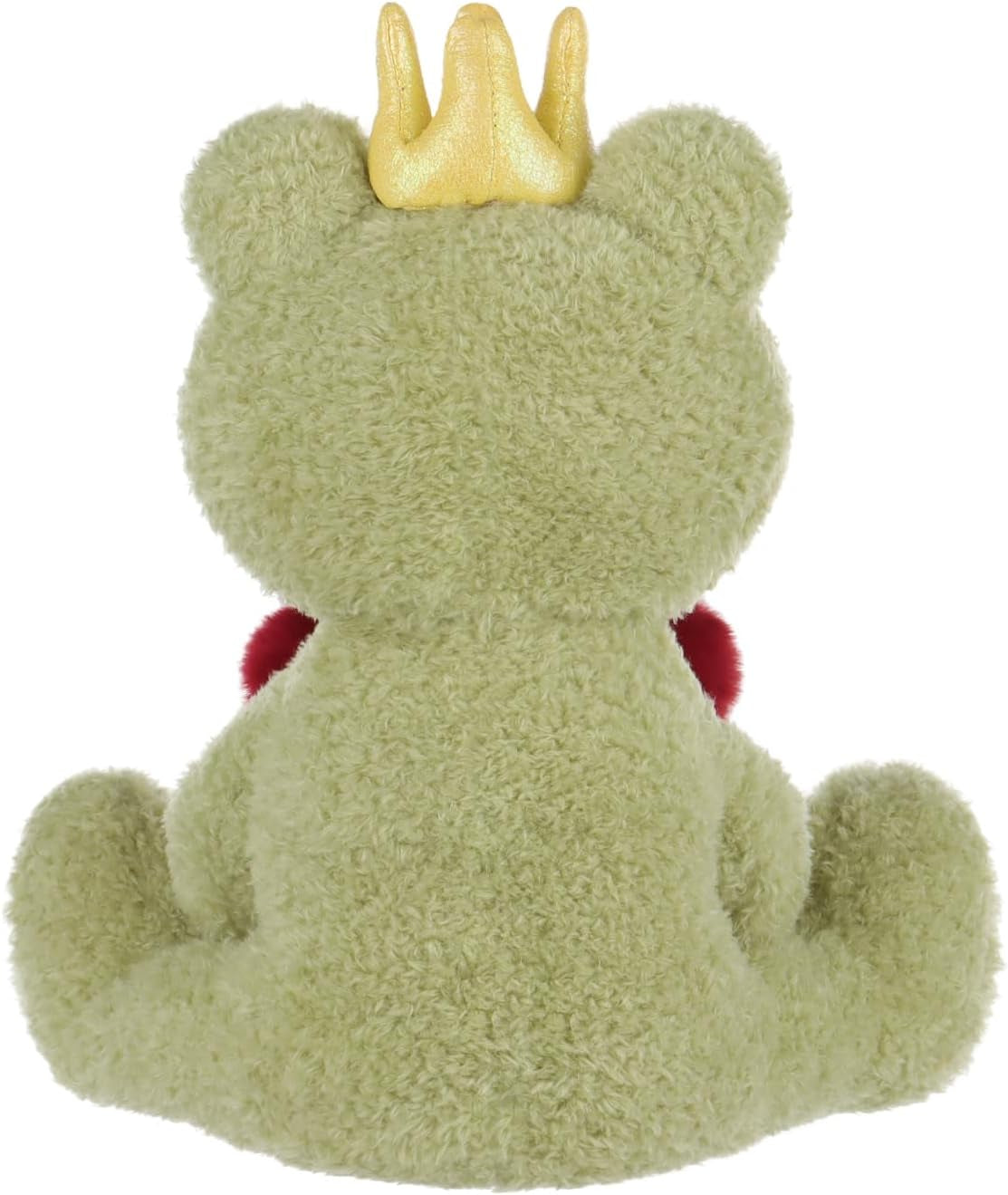 Apricot Lamb Frog with Heart Plush Stuffed Animals for Kids, Soft Cute Plushies Toys for Baby Girl and Boy, Fluffy Frog with Heart Green 9.9 Inches