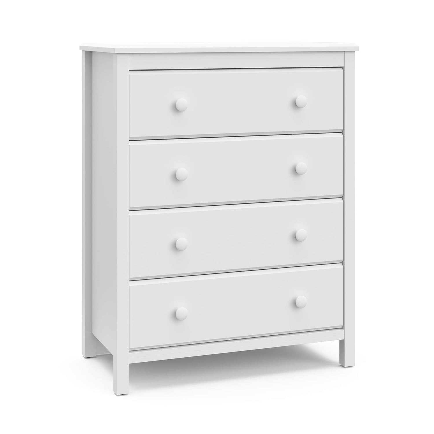 Storkcraft Alpine 6 Drawer Double Dresser (White) – GREENGUARD Gold Certified, Dresser for Nursery, 6 Drawer Dresser, Kids Dresser, Nursery Dresser Drawer Organizer, Chest of Drawers