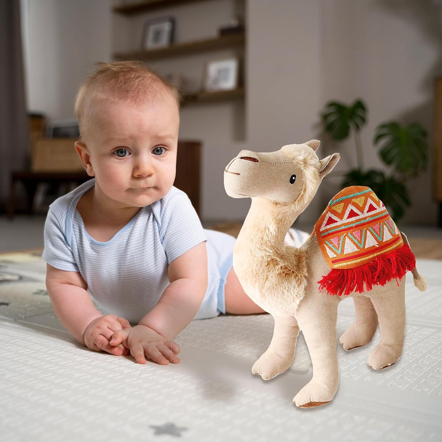 Mon Ami Camel Plush - 12", Camel Stuffed Toy for Kids, Desert Animal, Great Gift for Boys & Girls, Nursery & Home Décor