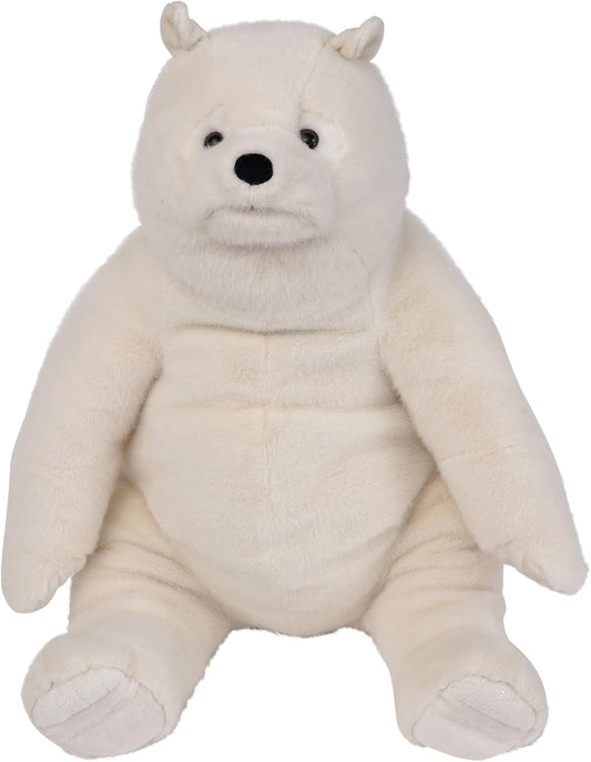 Manhattan Toy 18" Cream Kodiak Teddy Bear Plush Toy with Faux Fur and Suede-Like Paws