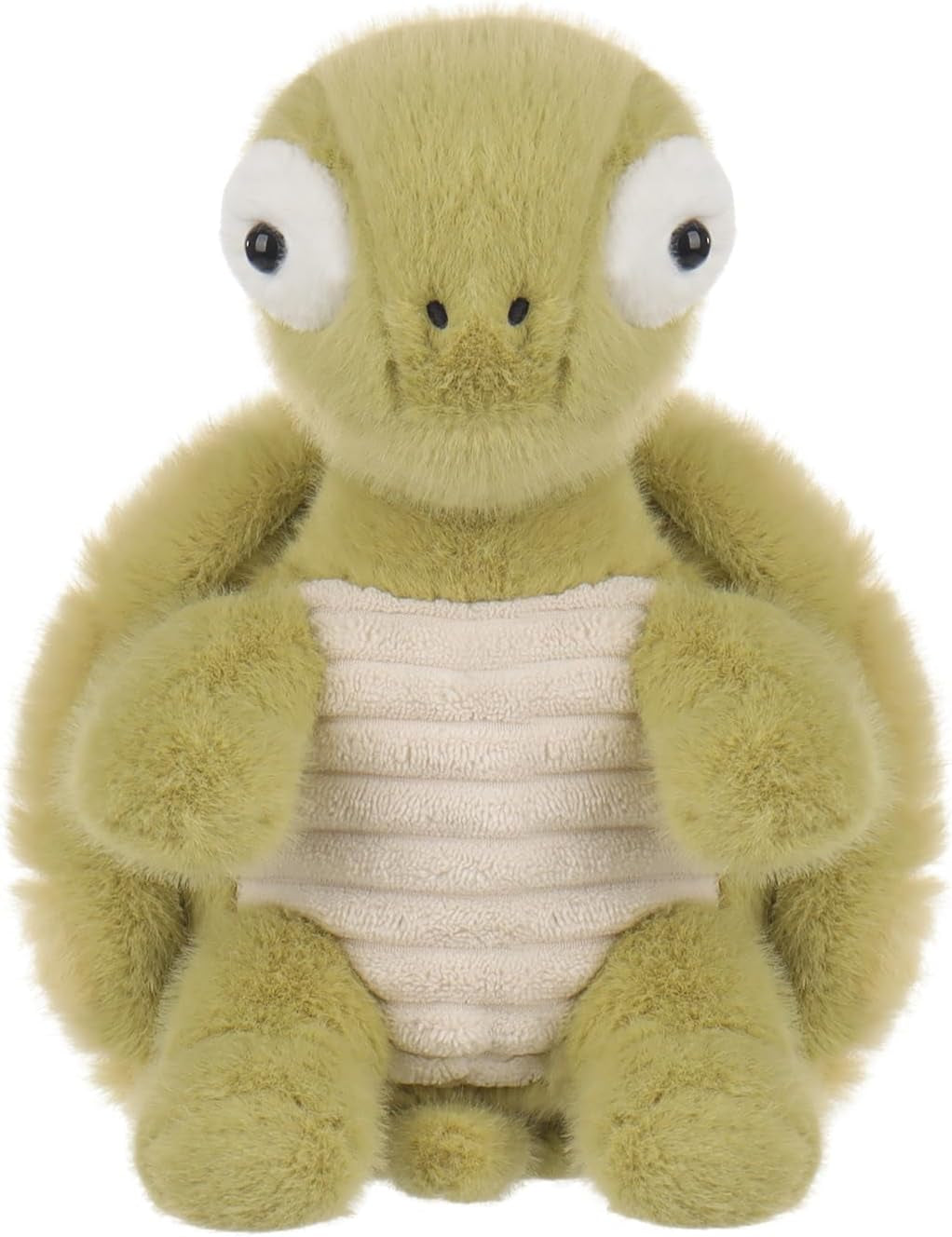 Apricot Lamb Slow Turtle Plush Stuffed Animals for Kids, Soft Cute Plush Toys for Baby Girl and Boy, Fluffy Slow Turtle Green 8.3 Inches