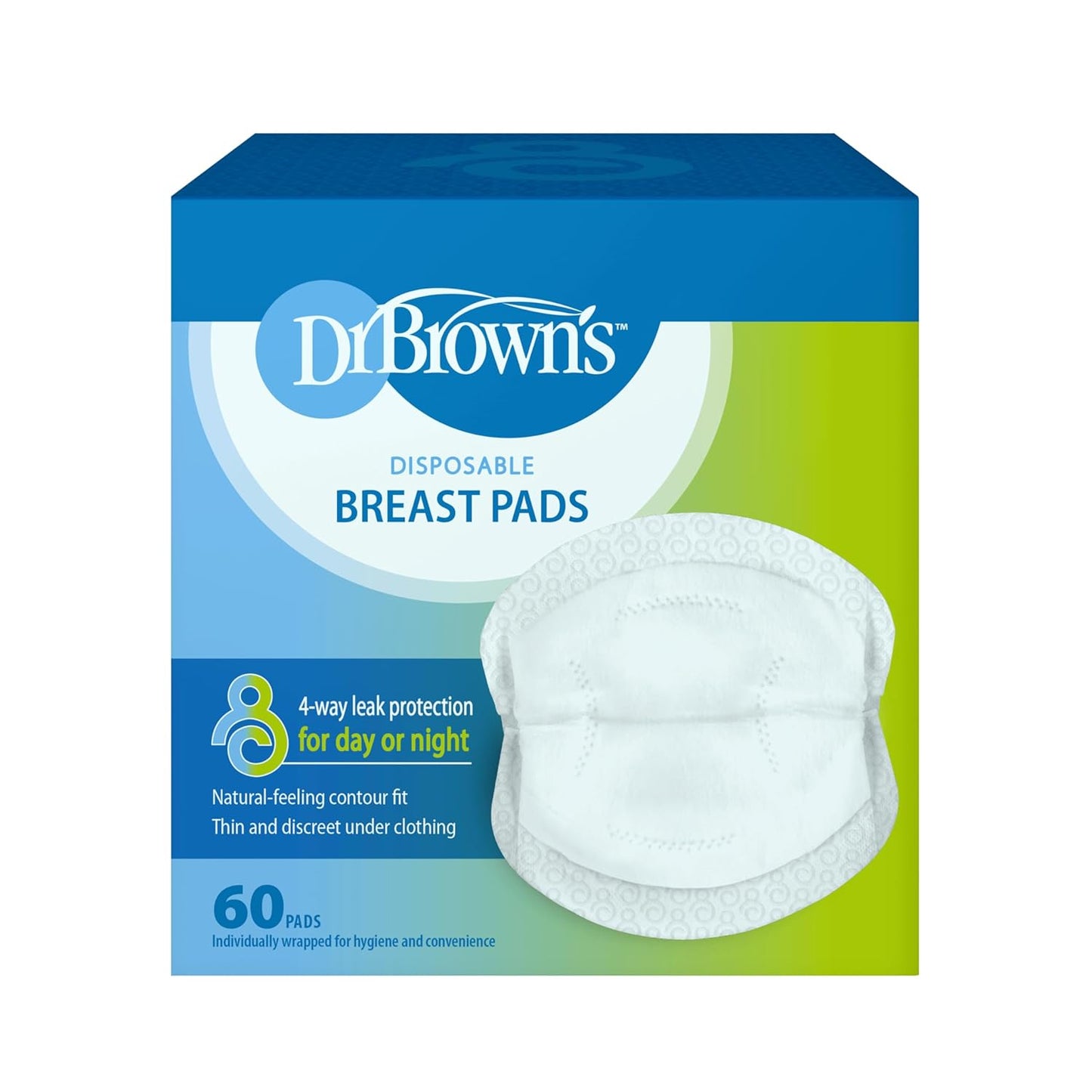 Dr. Brown'S Disposable One-Use Absorbent Breast Pads for Breastfeeding and Leaking - 100Pk