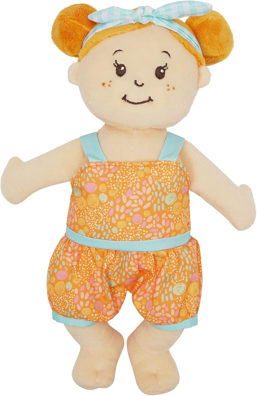 Manhattan Toy Wee Baby Stella Peach Al Fresco 12" Soft Baby Doll Set for Toddlers 12 Months and Up