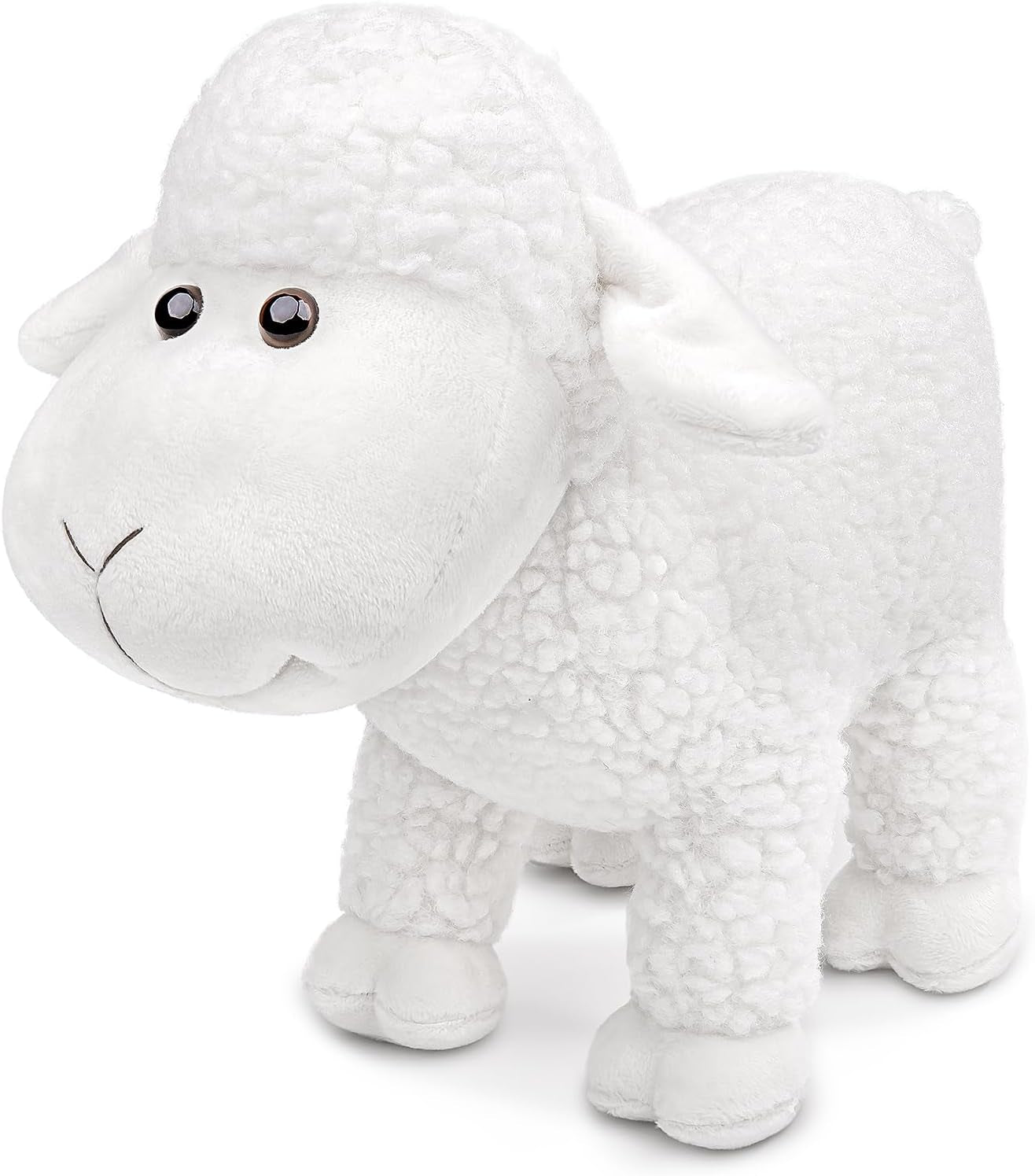 Tiny Heart Sheep Stuffed Animal, Sheep Plush Toy, Lamb Stuffed Animal Cute Soft Stuffed Lamb Kids Boys and Girls Birthday Home Decor Cuddly White Lamb Toys (Standing)