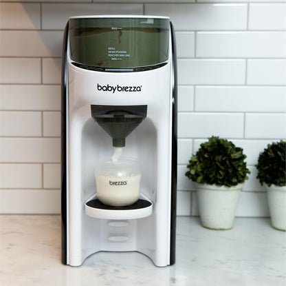 Baby Brezza New and Improved Formula Pro Advanced Formula Dispenser Machine - Automatically Mix a Warm Formula Bottle Instantly - Easily Make Bottle with Automatic Powder Blending, Charcoal