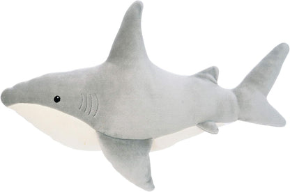 Manhattan Toy Snarky Sharky Velveteen Sea Life Toy Shark Stuffed Animal, 16"