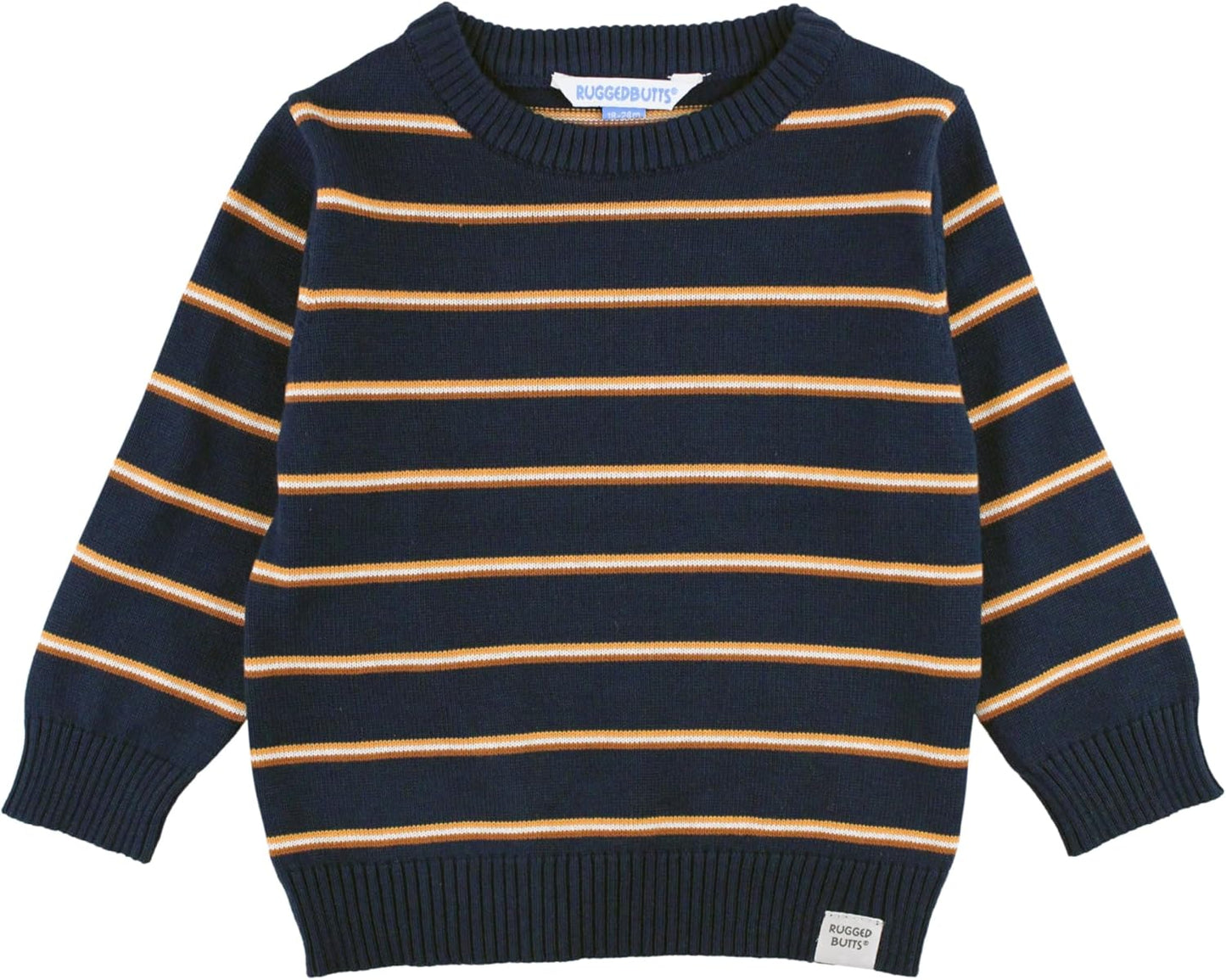 RUGGEDBUTTS® Baby/Toddler Boys Pullover Quarter-Zip Sweater