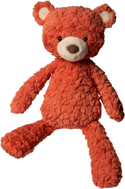 Mary Meyer Putty Stuffed Animal Soft Toy, 20-Inches, Large Coral Bear