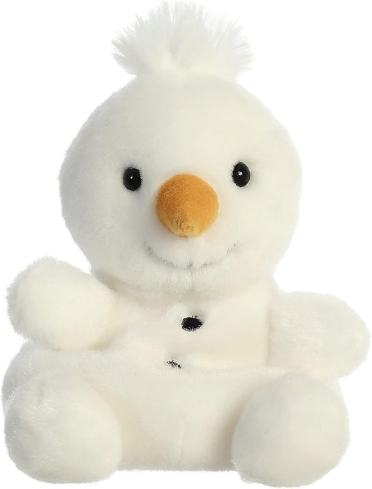 Aurora® Adorable Palm Pals™ Froyo Snowman Stuffed Animal - Pocket-Sized Play - Collectable Fun - White 5 Inches