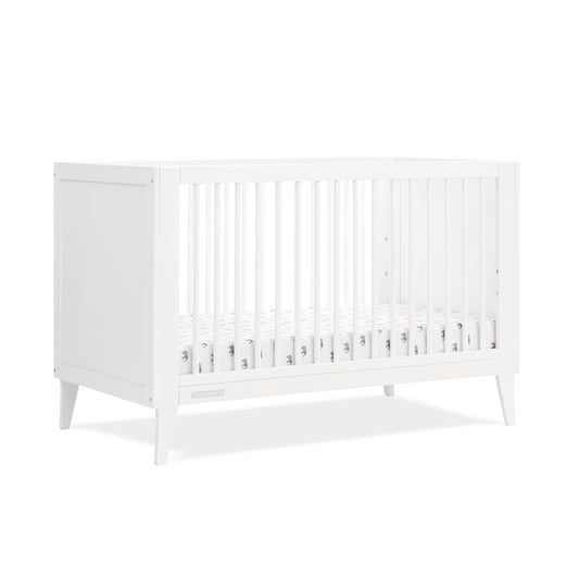 Delta Children Ollie 4-In-1 Convertible Crib - Greenguard Gold Certified, Bianca White