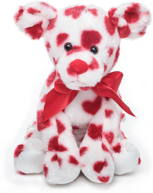 Bearington Romantic Rover Valentine'S Day Stuffed Animal, 12 Inch Puppy Stuffed Animal, Ideal for Valentine'S Day Gifts