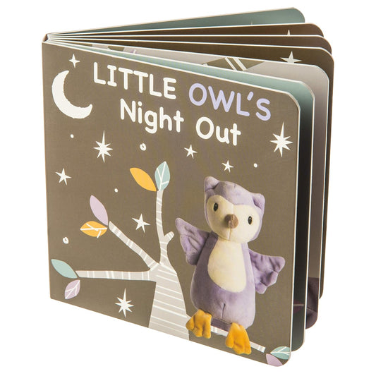 Mary Meyer Leika Baby Board Book, 6 X 6-Inches, Little Owl