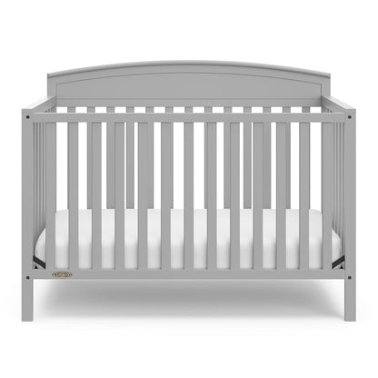 Graco Benton 5-In-1 Convertible Crib (Pebble Gray) – GREENGUARD Gold Certified, Converts from Baby Crib to Toddler Bed, Daybed and Full-Size Bed, Fits Standard Full-Size Crib Mattress