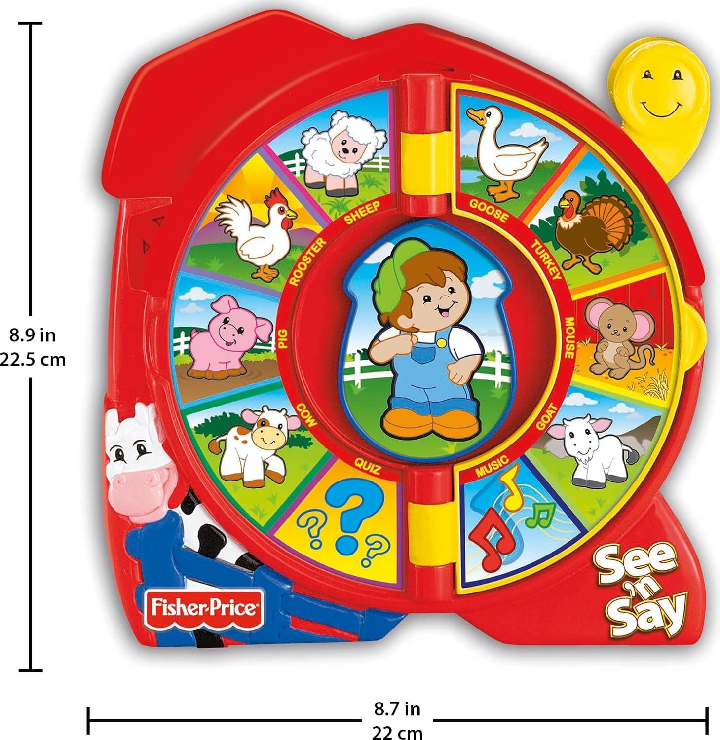 Fisher-Price Little People Toddler Toy See ‘N Say the Farmer Says, Learning Game with Music & Sounds for Kids Ages 18+ Months (Amazon Exclusive)