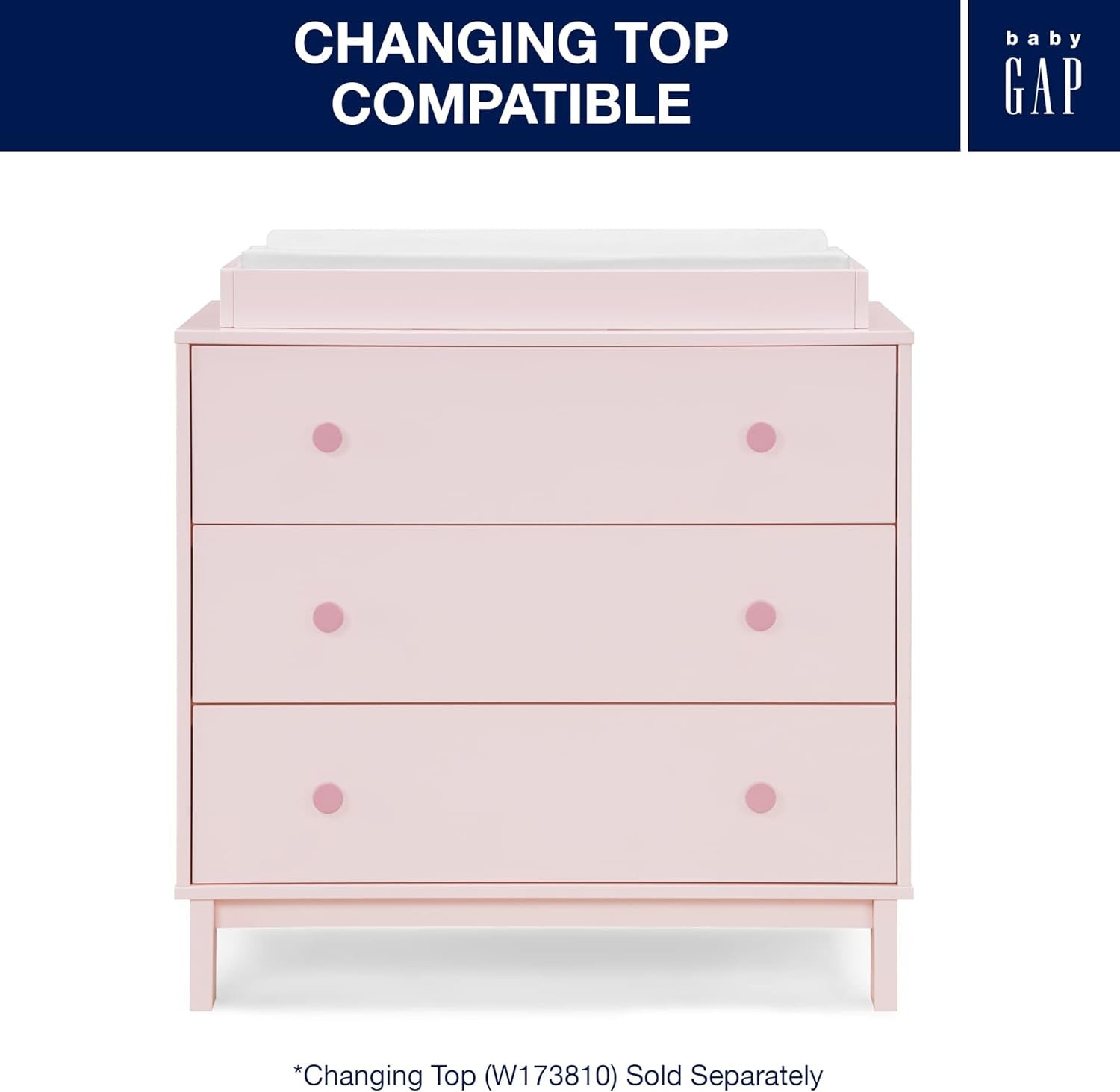 Delta Children Legacy Dresser, Bianca White