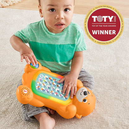 Fisher-Price Baby Learning Toy Linkimals a to Z Otter with Music & Lights for Infants Ages 9+ Months, Compatible Only with Linkimals Items