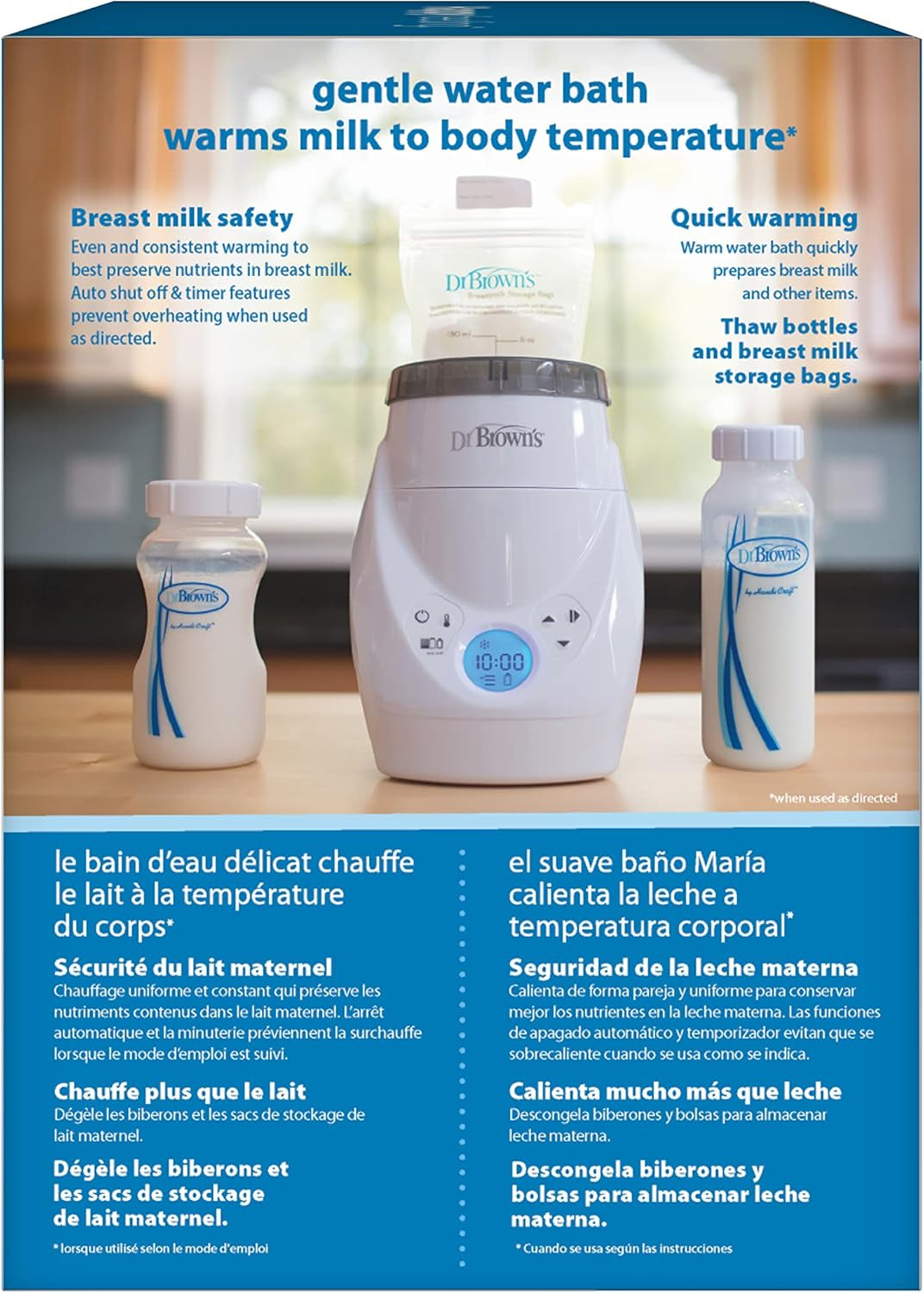 Dr. Brown'S Natural Flow Milkspa Breastmilk and Bottle Warmer with Even and Consistent Warming