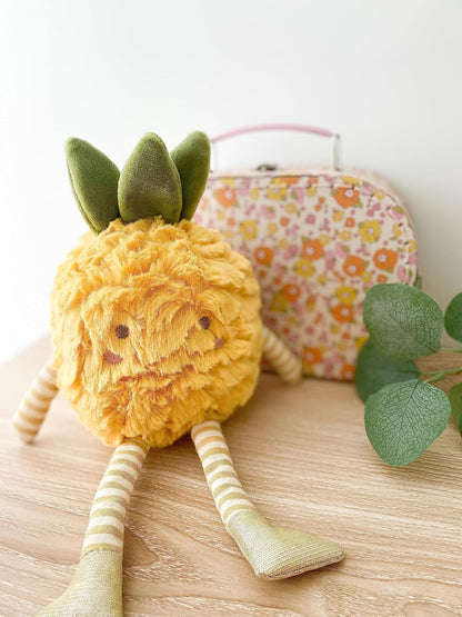 MON AMI Pina the Pineapple Plush Toy - 10”, Food Plush Toys, Fruit Plushie for Boys/Girls, Handcrafted Fruit Doll – Perfect for Décor/Play