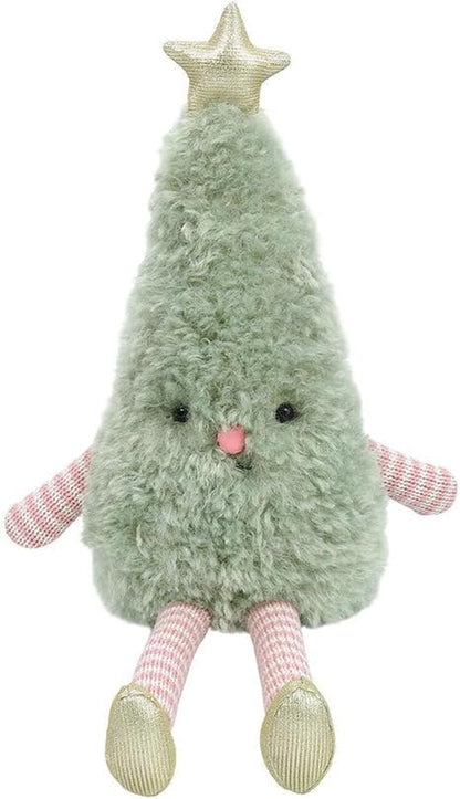 MON AMI Joyful Christmas Tree Plush Toy - 12", Adorable Soft Stuffed Christmas Toy for Kids of All Ages, Fun, Holiday Décor for Parties