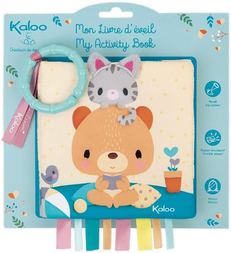 Kaloo Choo - Choo at Home Fabric Activity Book for Babies - 0 Months + - K971801