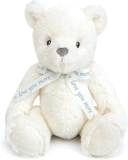 MON AMI ‘Love U’ Gray Teddy Bear Stuffed Animal – 10’’, Teddy Bear Plush for Baby Shower, Cute Plushies for Kids of All Ages