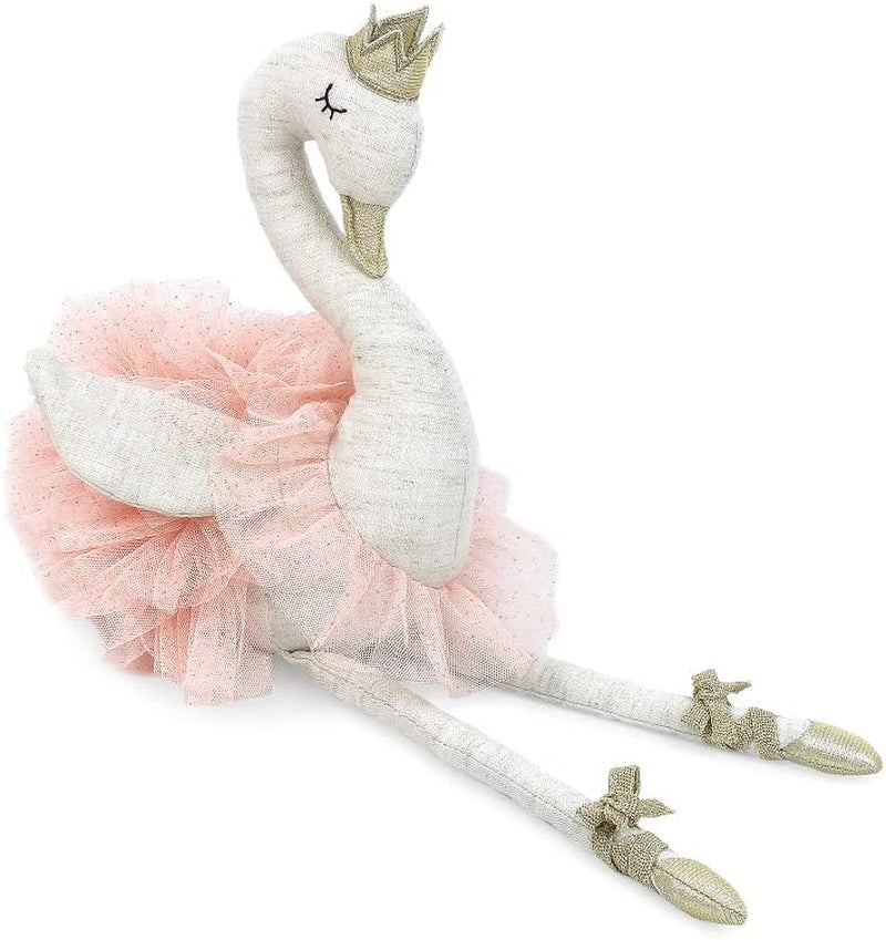 MON AMI Layla the Ballerina Doll | Swan Stuffed Animal | Plush Baby Dolls | 20 Inches, for Little Kids