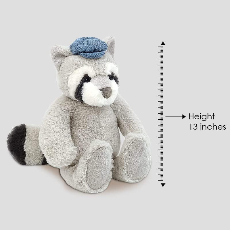 MON AMI Rupert the Raccoon Stuffed Animal Plush – 13”, Soft & Cuddly, Use as Toy/Nursery Room Décor, Wild Animals, Great Gift for Kids of All Ages