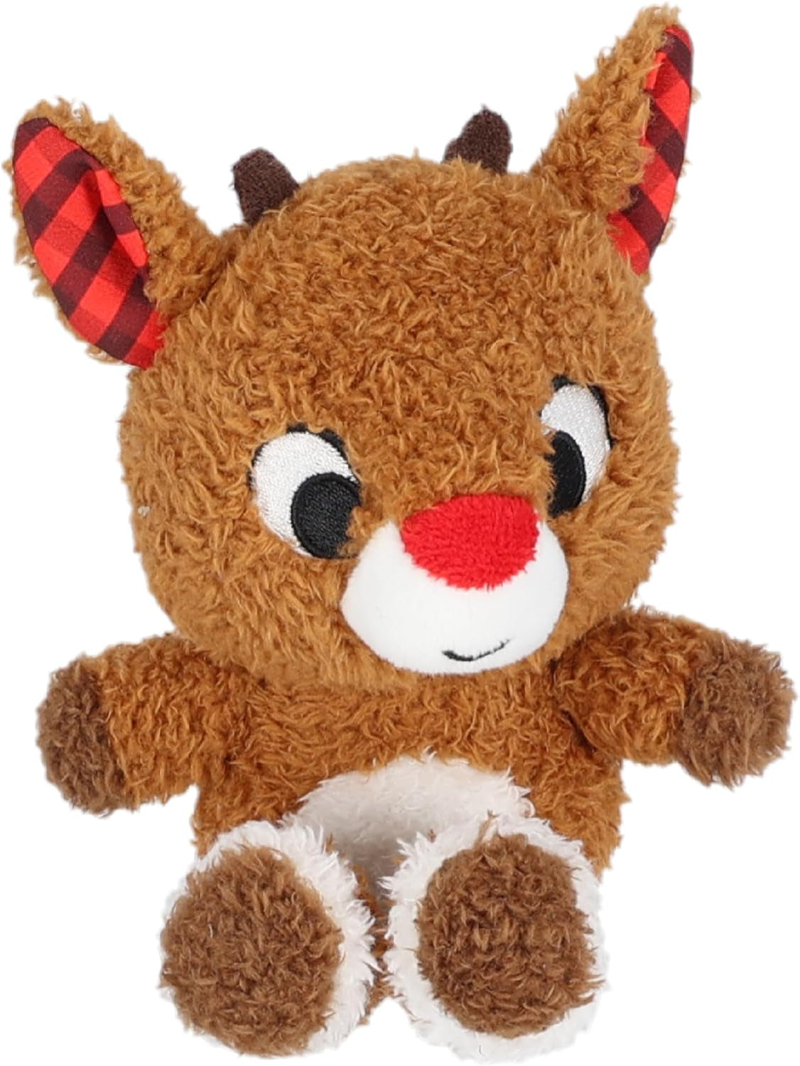 KIDS PREFERRED Rudolph the Red Nose Reindeer Cuteeze Stuffed Animal Plush Toy for Baby and Toddler Boys and Girls - 6 Inches