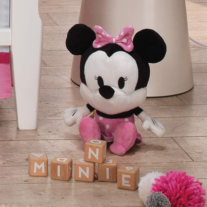 Lambs & Ivy Disney Baby Minnie Mouse Plush Stuffed Animal Toy, Black