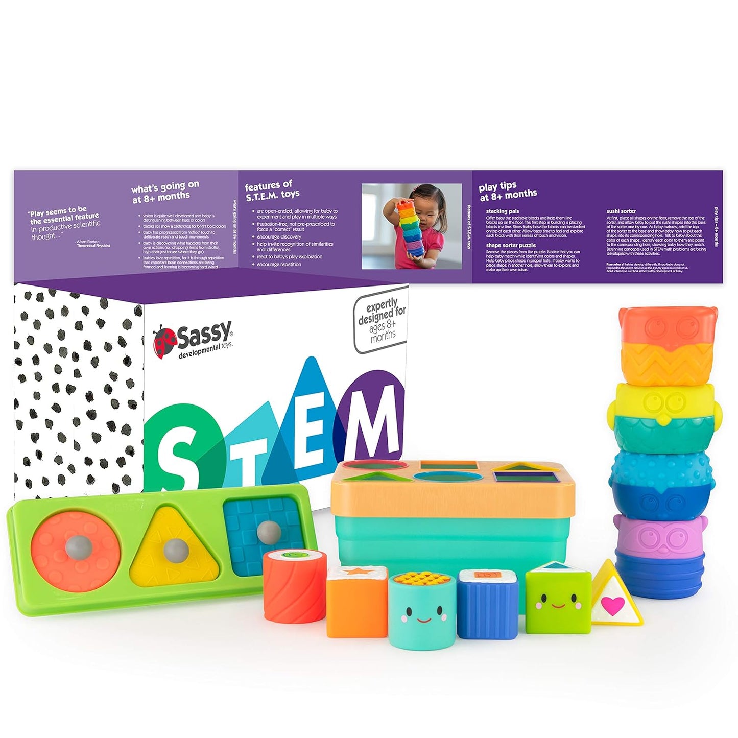 Sassy Stem Baby Box - 8+ Months