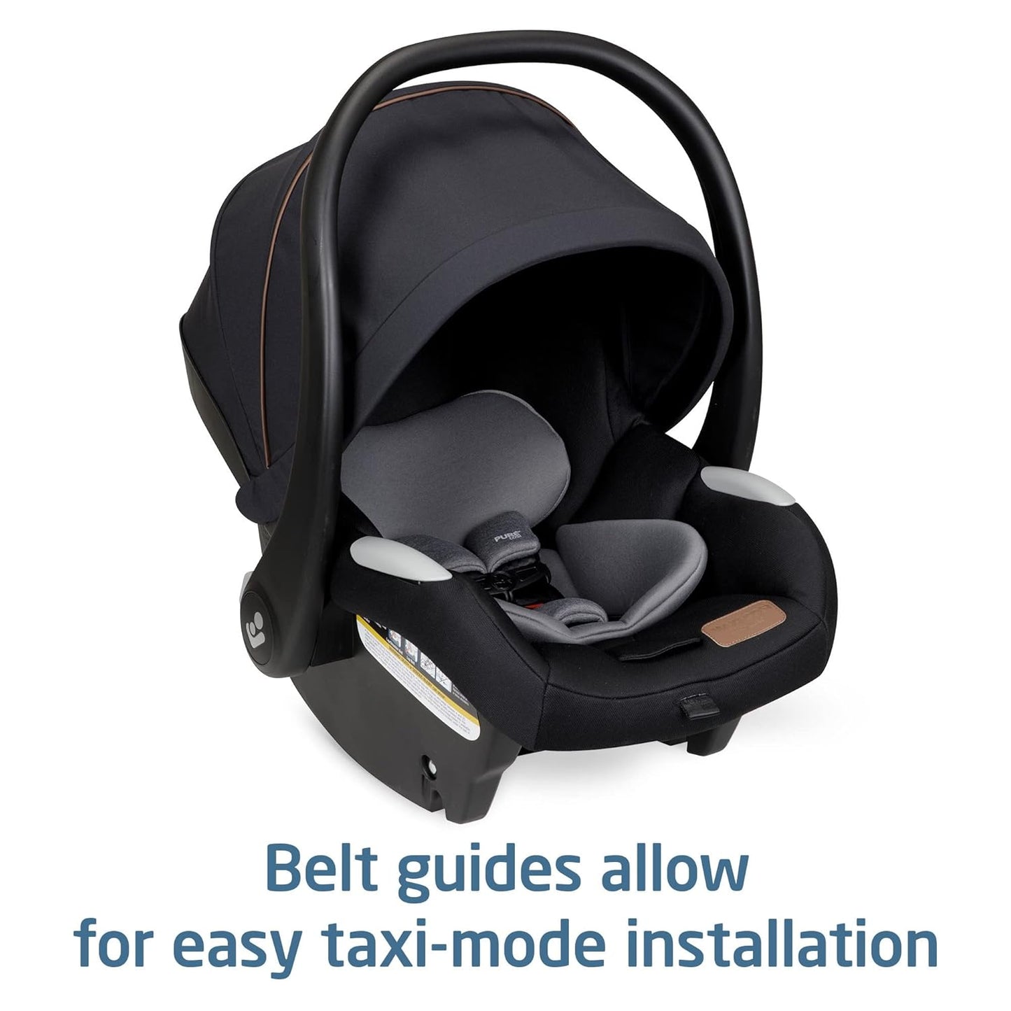 Maxi-Cosi Mico Luxe Infant Car Seat, Rear-Facing for Babies from 4-30 Lbs, New Hope Navy & Mico 30 Stand-Alone Additional Infant Car Seat Base, Black, One Size