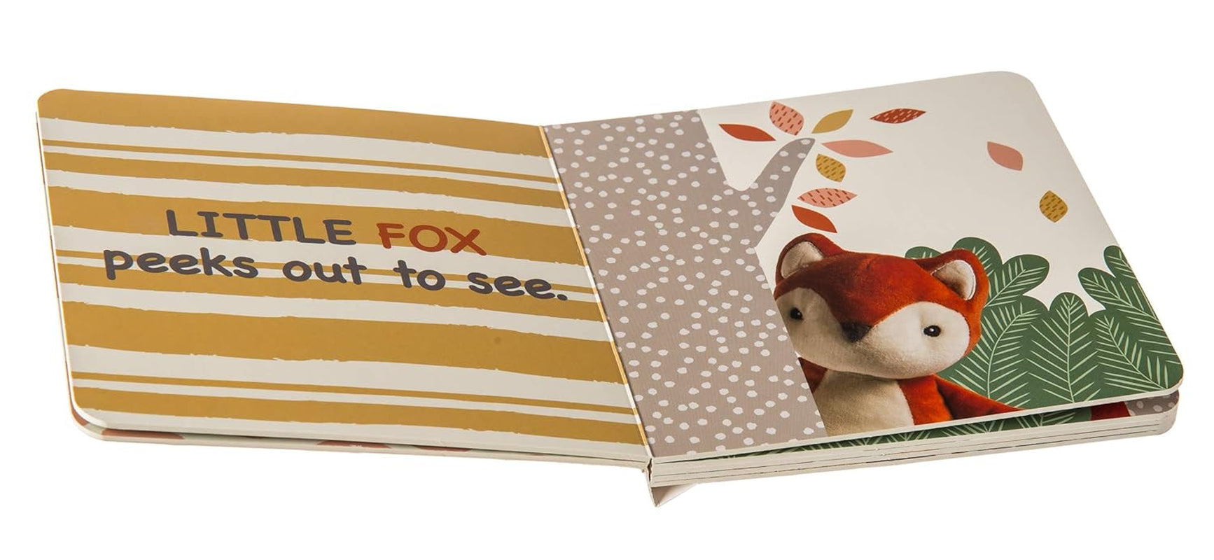 Mary Meyer Leika Baby Board Book, 6 X 6-Inches, Little Fox