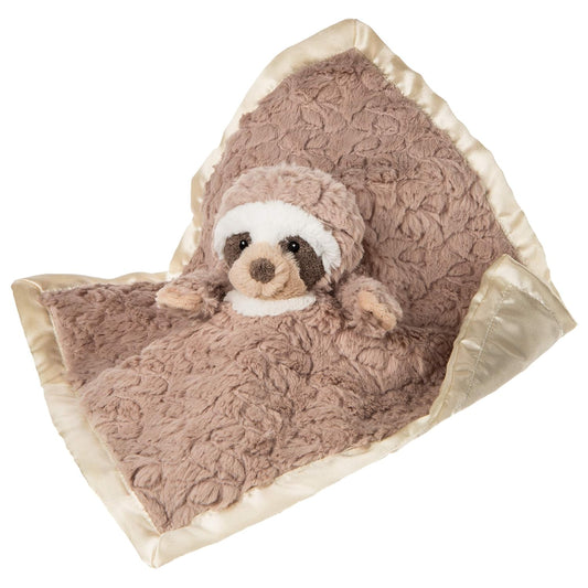 Mary Meyer Super Soft Stuffed Animal Security Blanket, Putty Sloth, 13 X 13-Inches