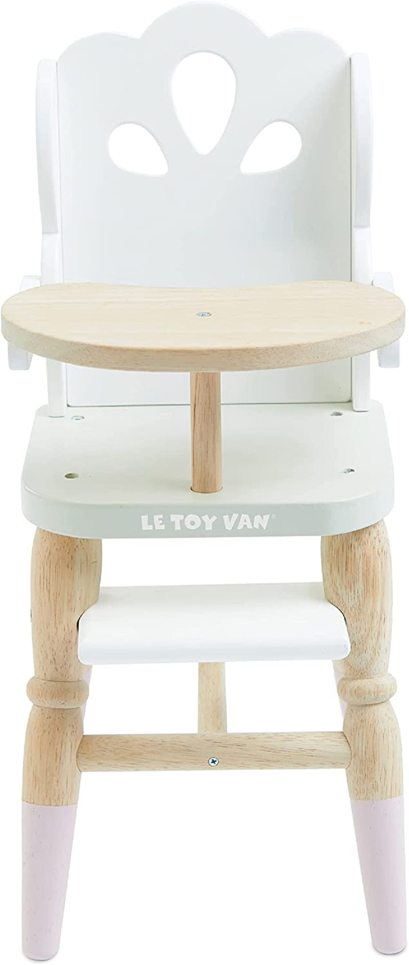 Le Toy Van - Educational Wooden Toy Role Play Beautiful Doll High Chair | Girls Pretend Play Toy Pram Playset - for Ages 3+ (TV601)