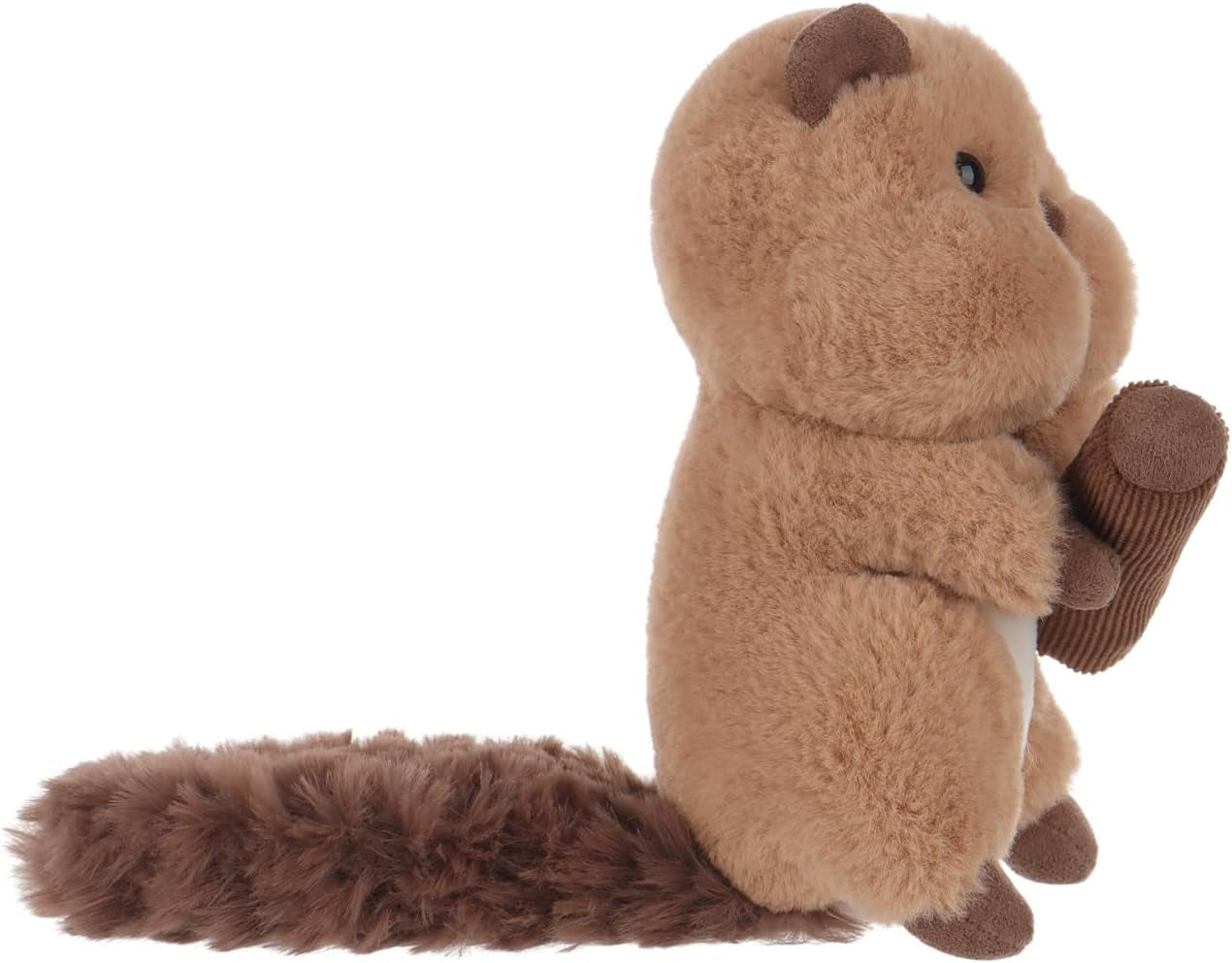 Apricot Lamb Bashful Beaver Plush Stuffed Animals for Kids, Soft Cute Plush Toys for Baby Girl and Boy, Fluffy Bashful Beaver Brown 6.3 Inches