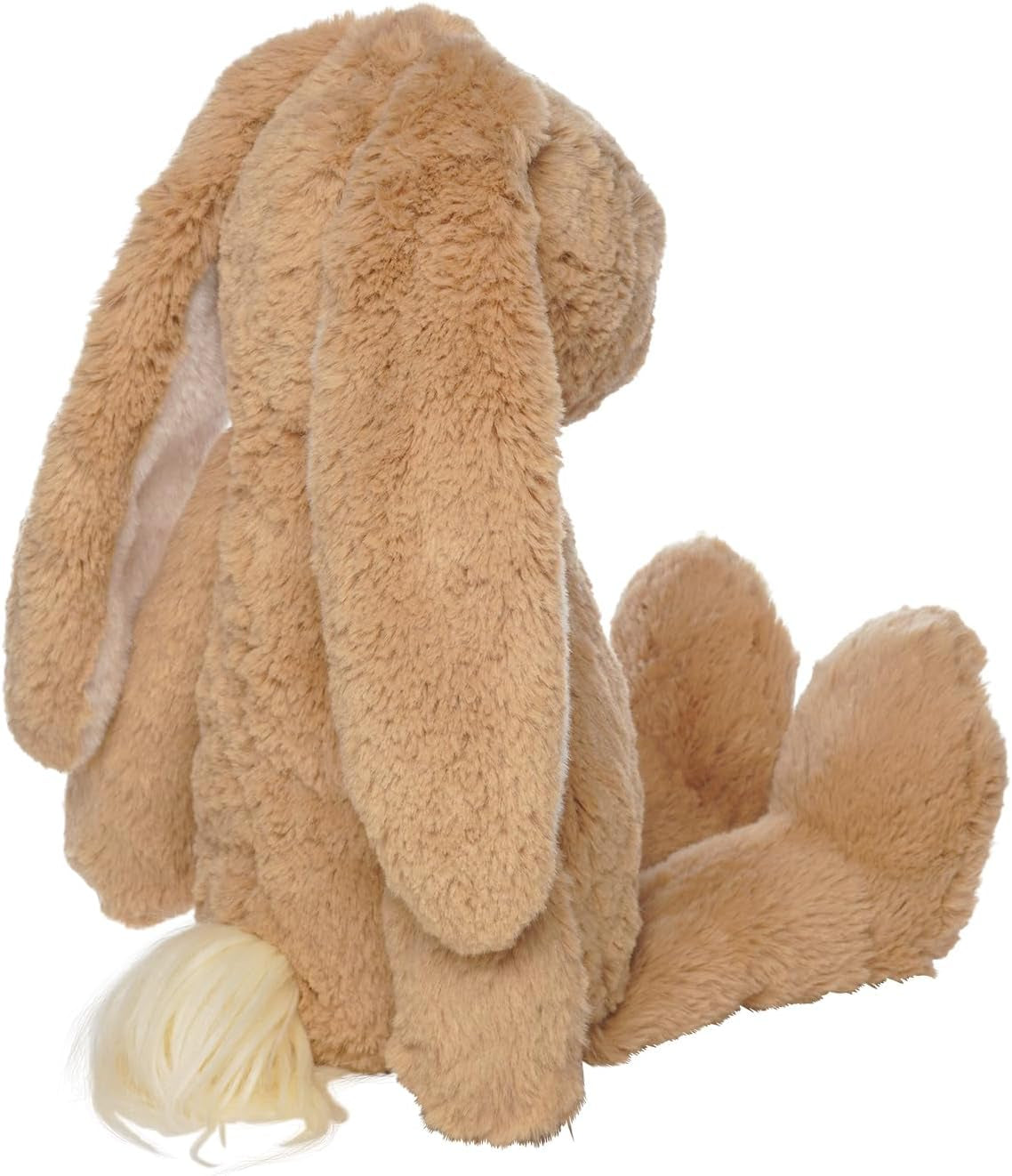 Manhattan Toy Willow the Coffee & Beige Snuggle Bunnies 12" Stuffed Animal with Embroidered Accents