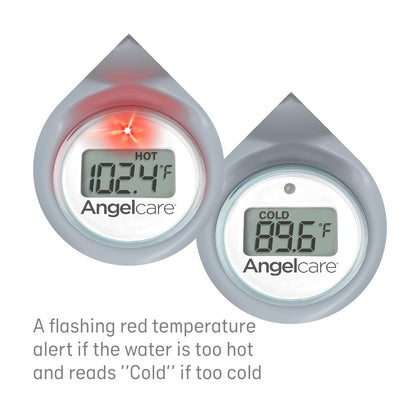 Angelcare Baby Bath & Room Thermometer - Happy Seal, Grey, BT-01-SEAL-US