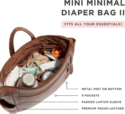 Freshly Picked Mini Minimal Diaper Bag Backpack