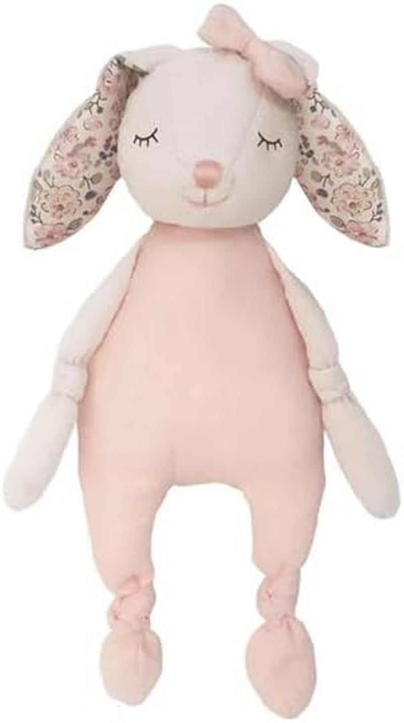 MON AMI Petit Bunny Knotted Soft Doll 12”, Muslin Cloth Doll for Infants & Toddlers, Huggable Rabbit Plush Toy, Great Gift for Christmas