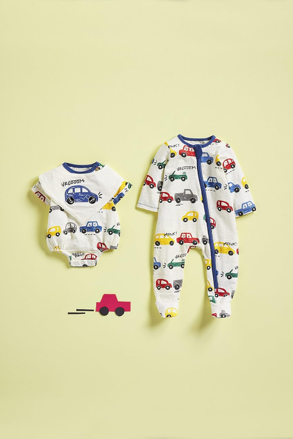 Mud Pie Baby-Boys Car Bubble & Bib Set