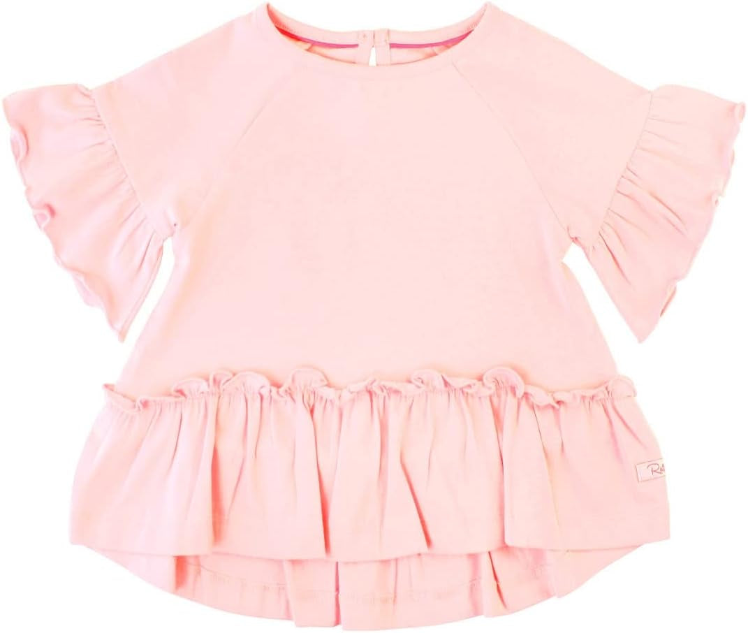 Rufflebutts® Baby/Toddler Girls Pink Mia Top - 3-6M