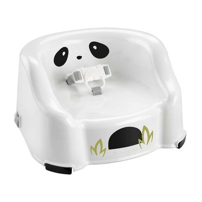 Fisher-Price Toddler Booster Seat Simple Clean & Comfort Panda Chair for Dining Table & Travel with Baby, Contoured Seat