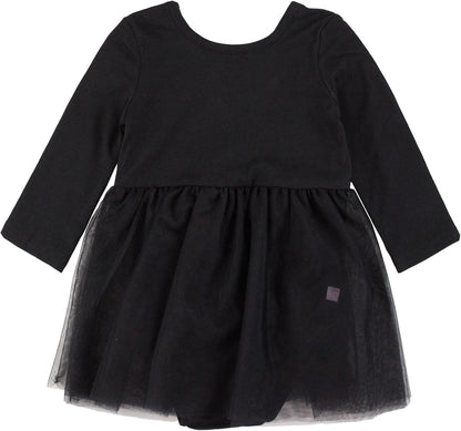 Rufflebutts Baby/Toddler Long Sleeve Tulle Skirted Romper