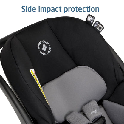 Maxi-Cosi Mico Luxe Infant Car Seat, Rear-Facing for Babies from 4-30 Lbs, New Hope Navy