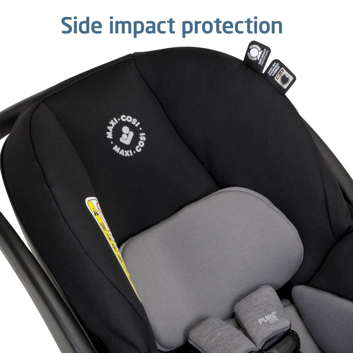 Maxi-Cosi Maxi-Cosi Mico Luxe Infant Car Seat, Rear-Facing for Babies from 4Ð30 Lbs and up to 32Ó & Mico 30 Stand-Alone Additional Infant Car Seat Base, Black, One Size